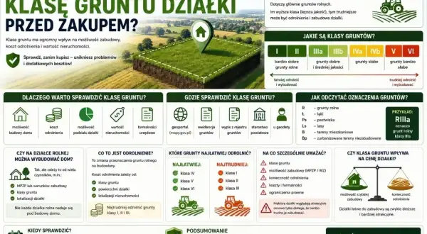 Prowadzenie budowy domu wymaga sprawdzenia klasy gruntu. Dowiedz się, jak to zrobić, by uniknąć problemów i kosztów.