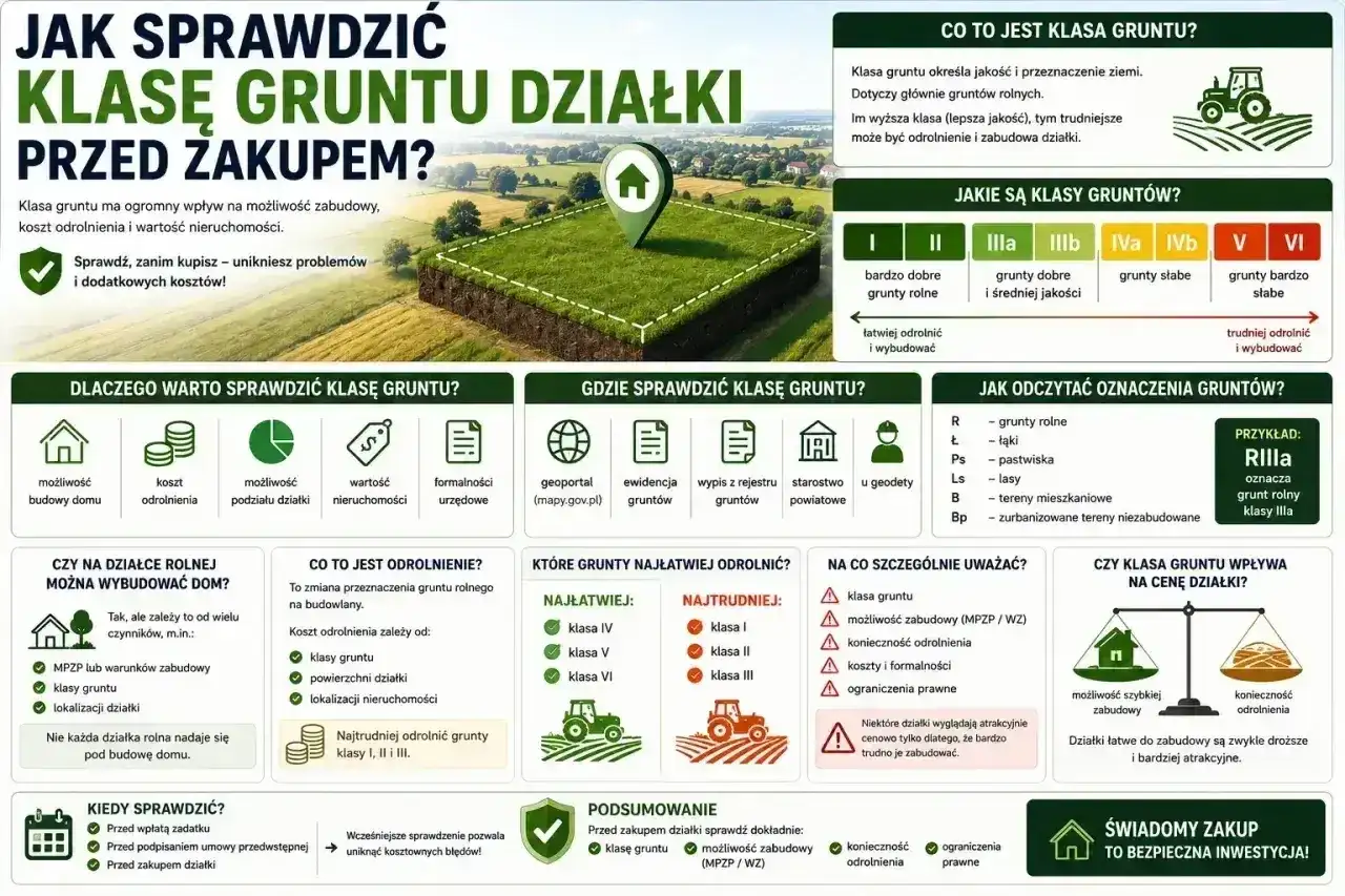 Prowadzenie budowy domu wymaga sprawdzenia klasy gruntu. Dowiedz się, jak to zrobić, by uniknąć problemów i kosztów.